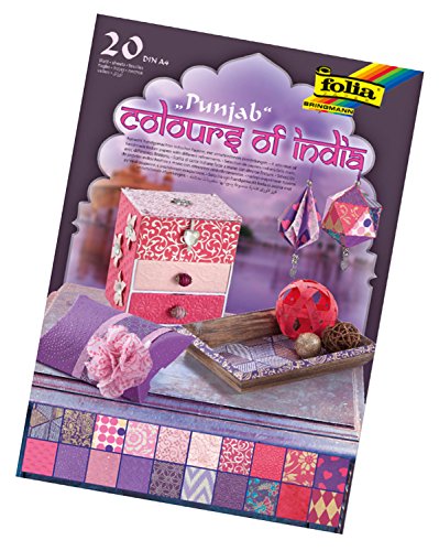 folia 550403 - Kreativblock Colours of India...