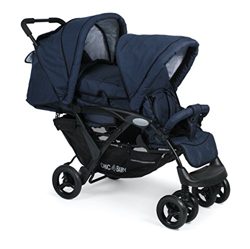 CHIC 4 BABY 274 52 Geschwisterwagen Duo, Jeans...