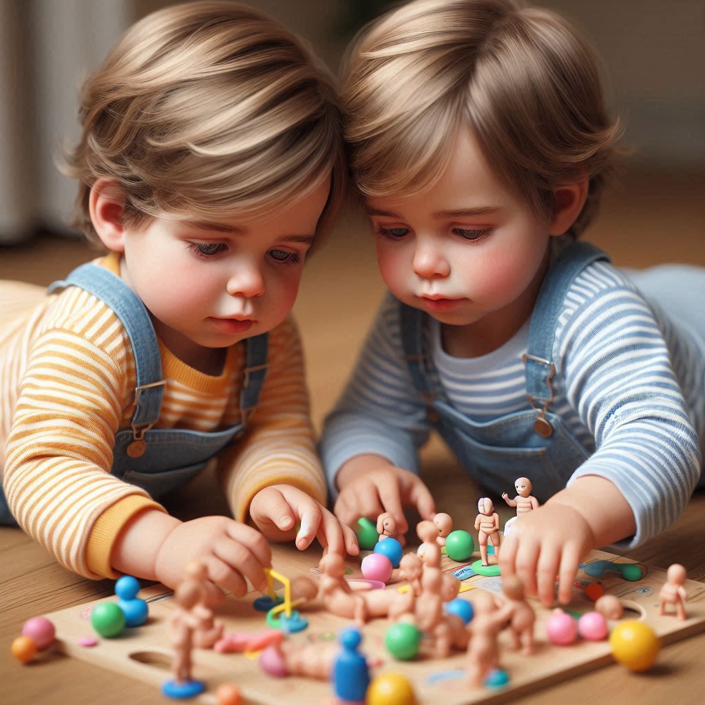 Spielideen für Zwillinge - Kinder spielen zusammen